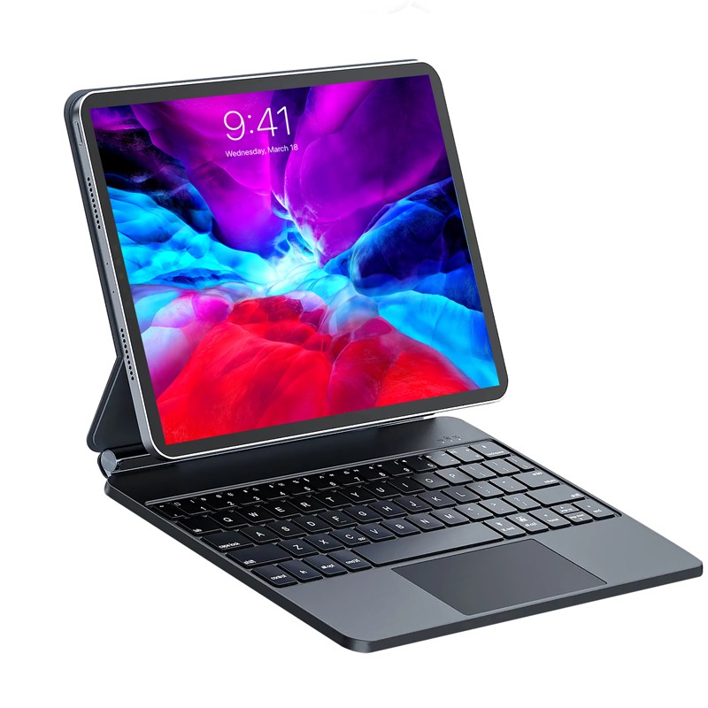 タブレットの Magic Keyboard はどのように生産性を向上させますか?